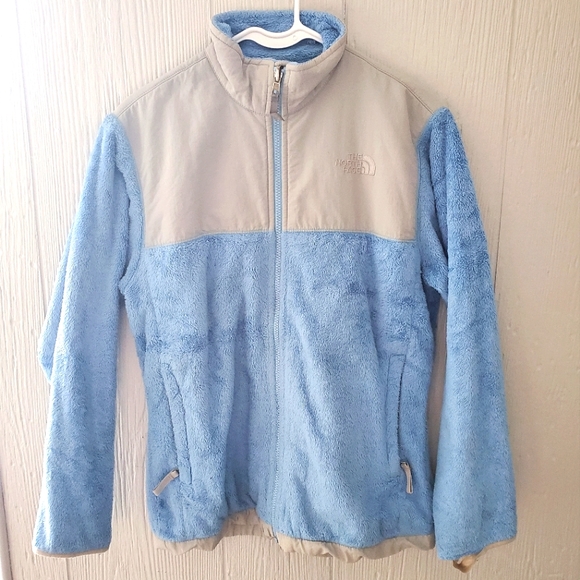 The North Face Other - The Northface jacket light blue and grey Girls XL